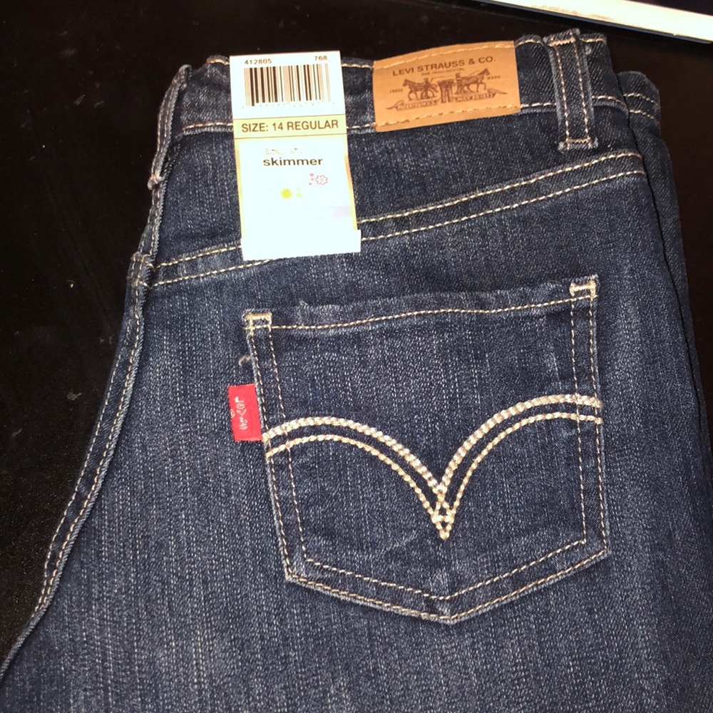Kids Levi skinner capri jeans